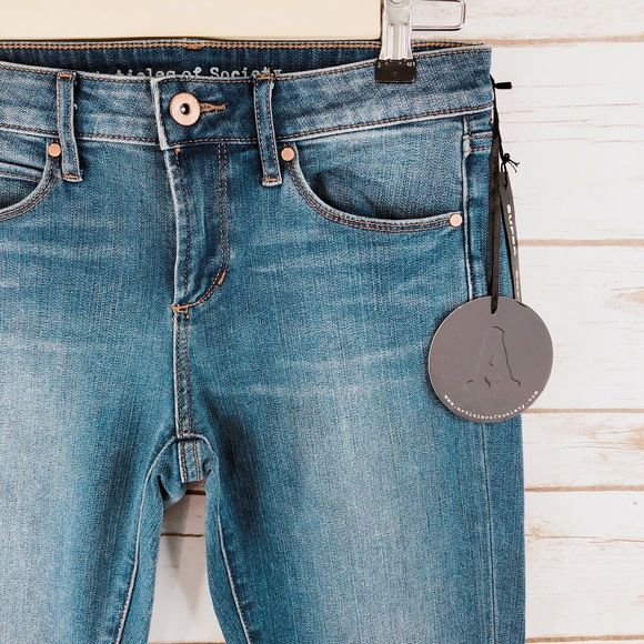 Articles Of Society Jeans Size 26 Sarah Skinny - Picture 4 of 10